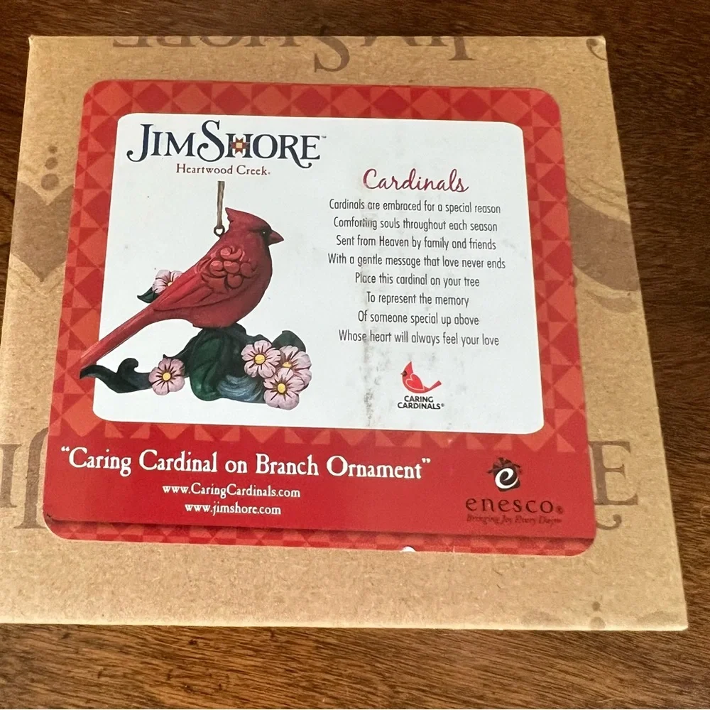 Jim Shore Caring Cardinal Ornament